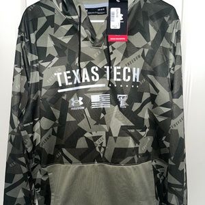 Under Armour Texas Tech Red Raiders Football Sideline Freedom Hoodie Men’s Large